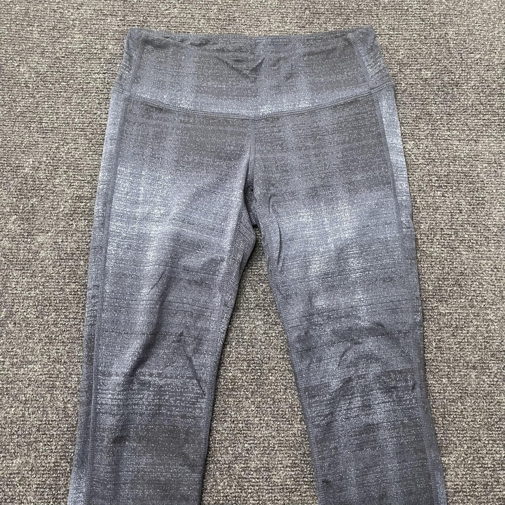Athleta‎ Leggings Womens XS Blue Ankle Flecked Yoga Gym Running Pants Athletic